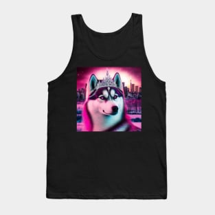 Siberian Husky In Canada Tank Top